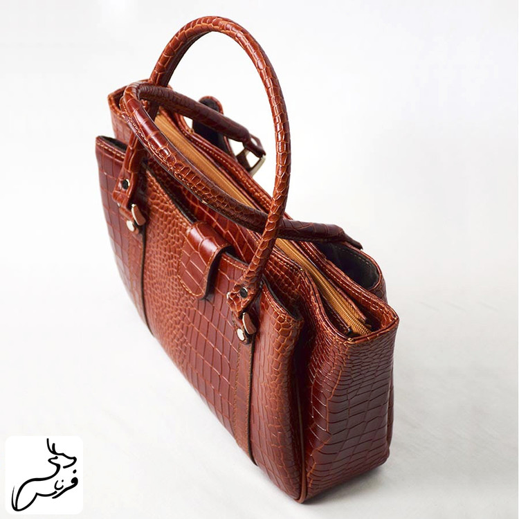 کیف دستی چرم زنانه کد 102