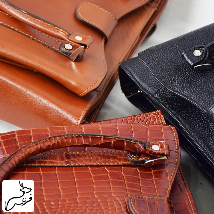 کیف دستی چرم زنانه کد 102