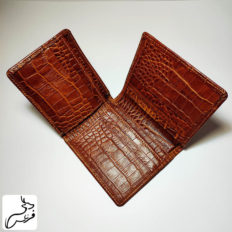 کیف پول جیبی دلاری چرم کد 120