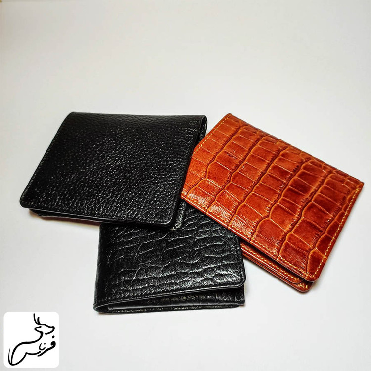 کیف پول جیبی دلاری چرم کد 120