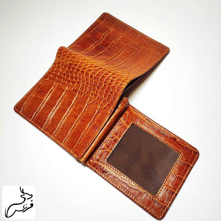 کیف پول جیبی دلاری چرم کد 120