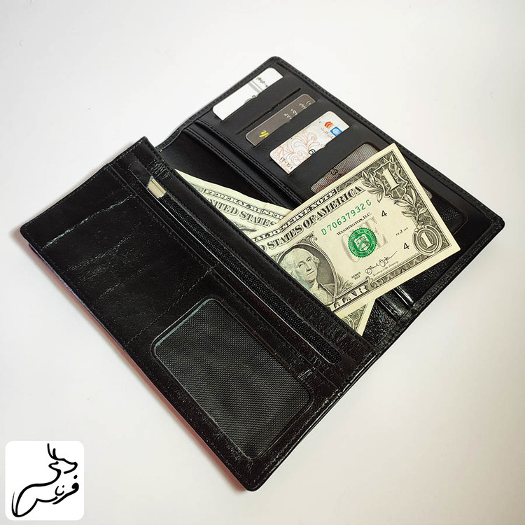 کیف پول کتی چرم کد 132