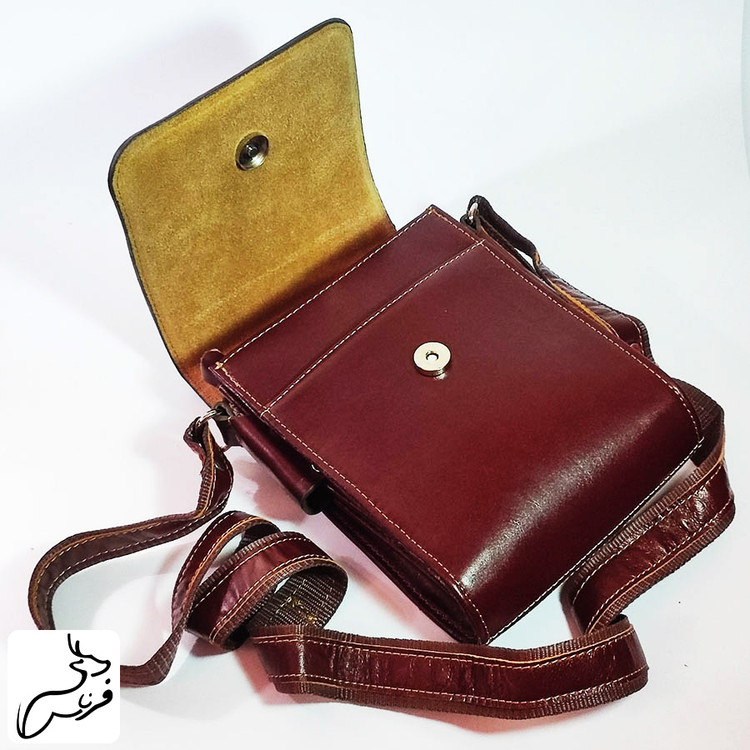کیف دوشی چرم کد 134
