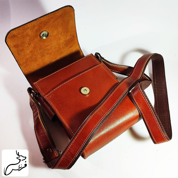 کیف دوشی چرم کد 134